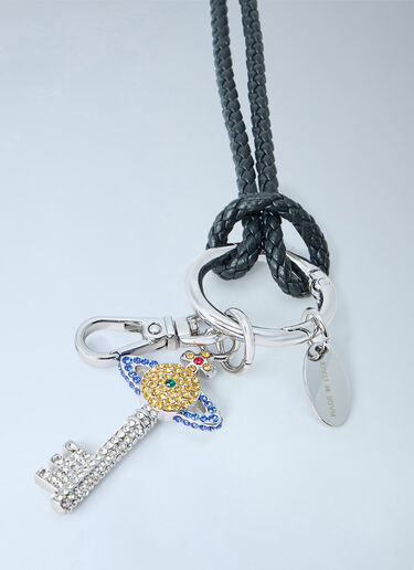LN-CC® - Vivienne Westwood: Diamante Key Orb Keyring - Silver Vivienne Westwood Diamante Key Orb Keyring Silver vvw0165023