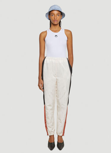 Marine Serre Crescent Moon Vest White mrs0241007