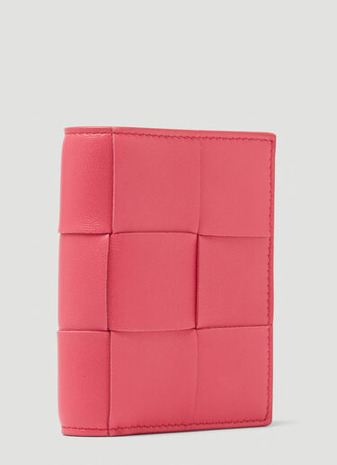 Bottega Veneta Small Bi-Fold Wallet Pink bov0247156