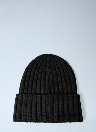 Moncler 徽标贴饰无檐便帽 黑色 mon0253029