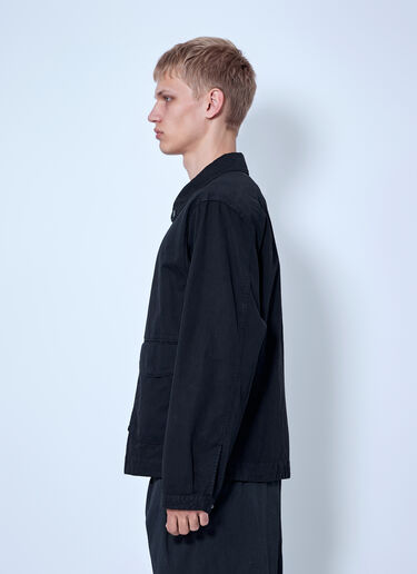LN-CC® - Massimo Osti Studio: Cotton Twill Jacket - Black Massimo Osti Studio Cotton Twill Jacket Black mao0166006