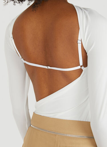 르 보디 카로주 바디슈트 Jacquemus 르 보디 카로주 바디슈트 화이트 jac0250140