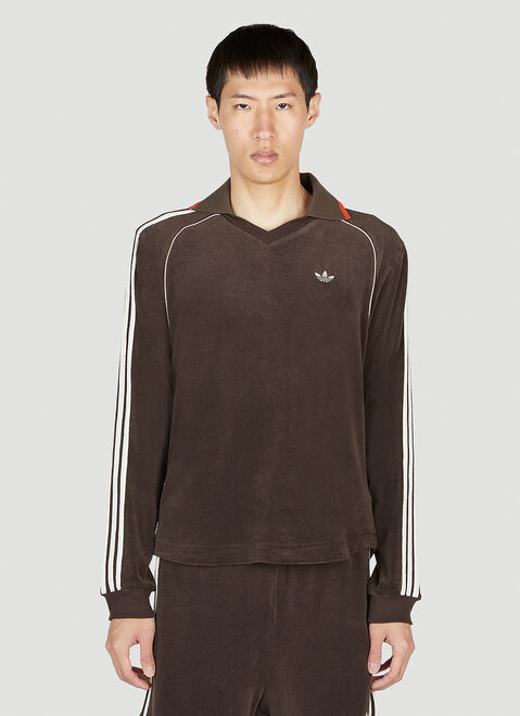 adidas by Wales Bonner Track Polo Sweatshirt Black awb0352002