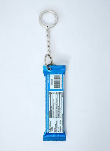 Balenciaga Logo Motif Keyring Blue bal0360003
