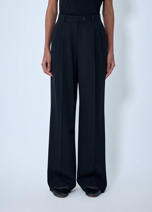 The Row Virgil Pants Black row0263009