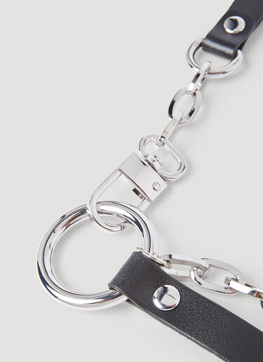 Vivienne Westwood Chain Harness Belt Black vvw0250095