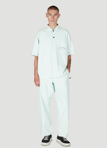 Logo Print Polo Shirt Stone Island Logo Print Polo Shirt Green sto0152005