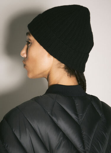 Moncler x Rick Owens 울 & 캐시미어 비니 햇 블랙 mcs0358019
