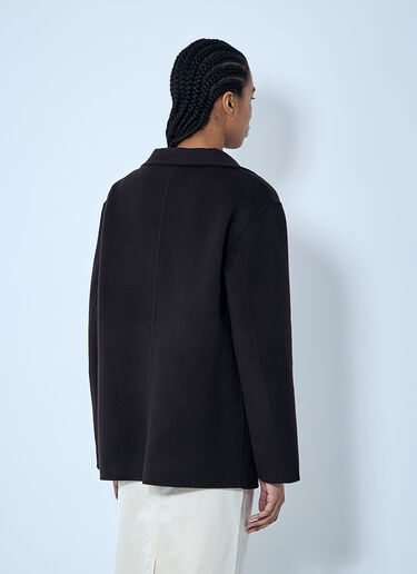 TOTEME Doublé Wool Jacket Black tot0260010