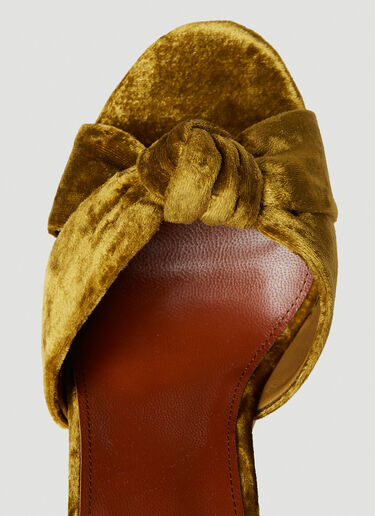 Saint Laurent Bianca St Heaven Platform Heels Gold sla0251180
