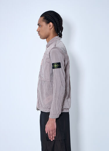 Stone Island Overshirt In Nylon Metal Pink sto0160007