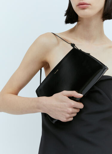 The Row Dalia Baguette Shoulder Bag Black row0253036