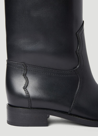 Saint Laurent Kate Riding Boots Black sla0250078