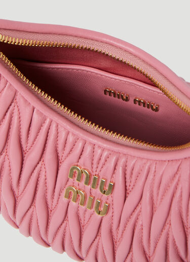 Matelassé Leather Shoulder Bag Miu Miu Matelassé Leather Shoulder Bag Pink miu0254067