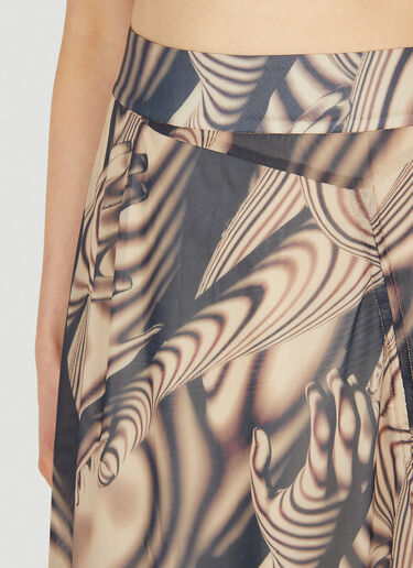 Graphic Print Skirt P.A.M. Graphic Print Skirt Beige pam0249007