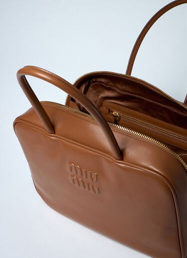 Miu Miu Beau Leather Handbag Camel miu0261021