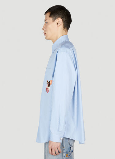 Gucci Gremlin Poplin Shirt Light Blue guc0152305