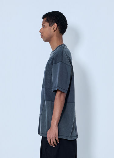 Comme des Garçons Homme Patchwork Cotton T-Shirt Grey cdh0164007