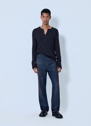 MM6 Maison Margiela Relaxed Fit Denim Jeans Blue mmm0164006