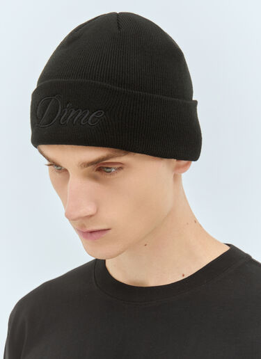 Dime Cursive Beanie Hat Black dmt0157010