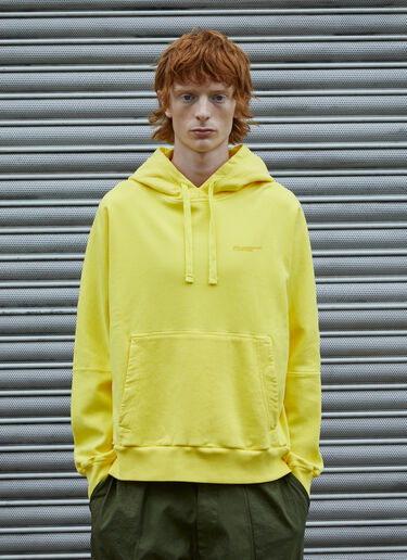 Massimo Osti Studio Logo Hooded Sweatshirt Yellow mao0158034