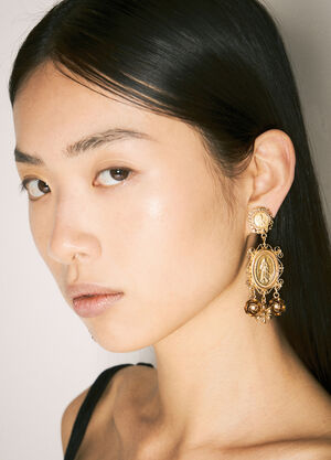 Bottega Veneta Madonne Earrings Gold bov0259059