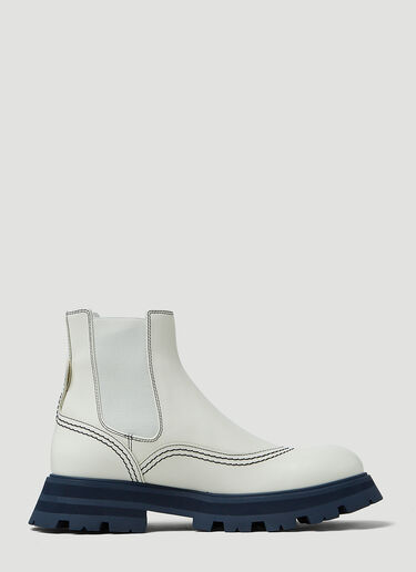 Alexander McQueen Wander Chelsea Boots White amq0247099