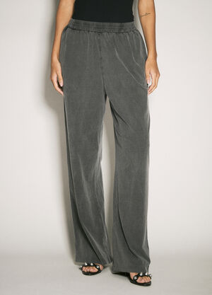 Sportmax High Rise Relaxed Track Pants Brown spx0258014