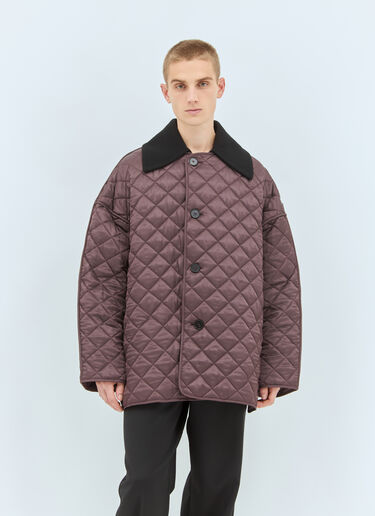 Jil Sander Quilted Jacket Purple jil0158001
