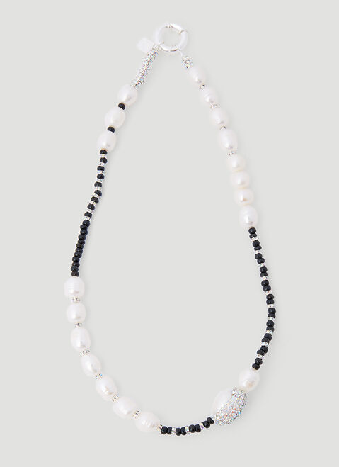 Pearl Octopuss.y Crystal Embellished Pearl Necklace Black prl0353005
