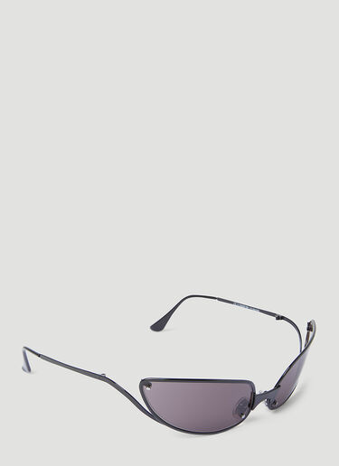 Acne Studios 타원형 프레임 선글라스 블랙 cns0354002