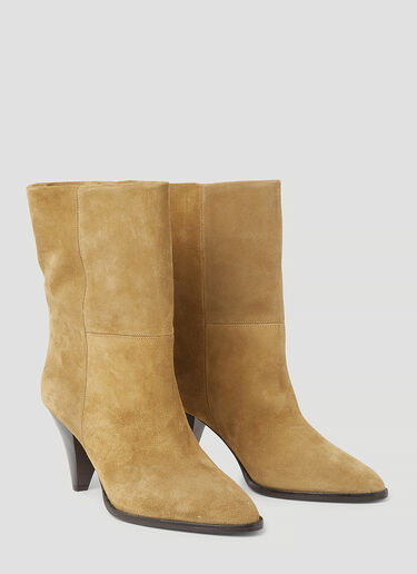 Isabel Marant Rouxa Suede Boots Camel ibm0253023