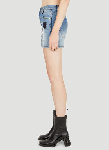 TheOpen Product Patchwork Denim Skirt Blue top0250006