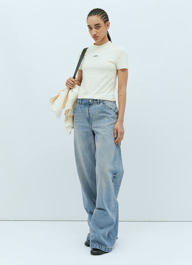 Jacquemus Le Gros Grain T 恤 米色 jac0256035