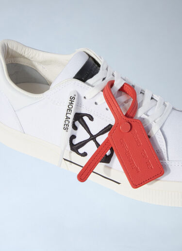 Off-White Canvas Vulcanized Sneakers White ofw0260009