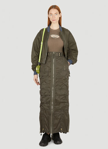 Diesel O-Crep Skirt Green dsl0251006