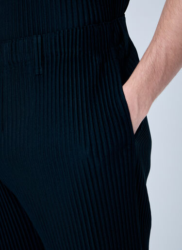 Homme Plissé Issey Miyake Pleated Pants With Belt Loops Black hmp0159014