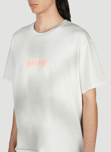 ウォッシュ ロゴプリントTシャツ Guess USA ウォッシュ ロゴプリントTシャツ ホワイト gue0152009
