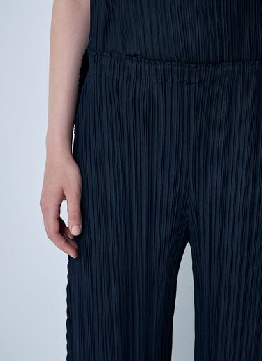 Pleats Please Issey Miyake Mellow Pleated Pants Blue plp0261006