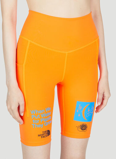 The North Face x Online Ceramics 机车短裤 橙色 tnf0252052