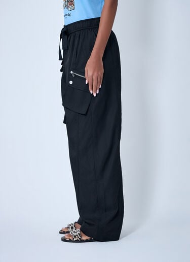 GANNI Logo Motif Track Pants Black gan0263033