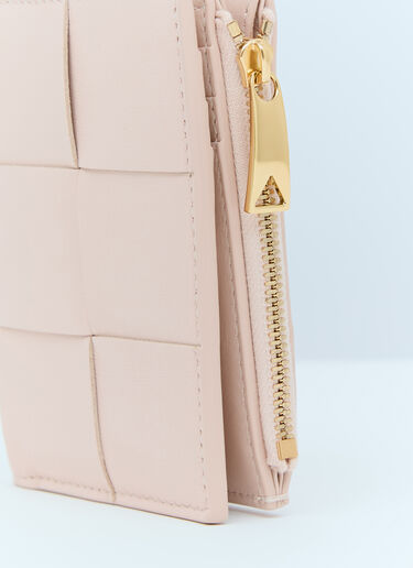 Bottega Veneta 小号 Cassette 双折拉链钱夹 粉色 bov0255033