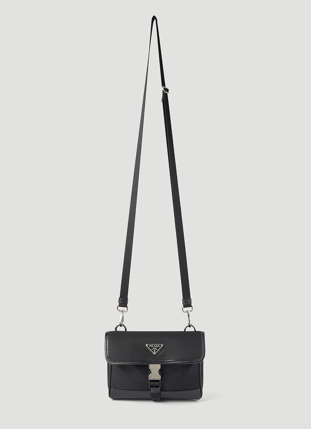 Saint Laurent Re-Nylon Phone Crossbody Bag Black sla0143043