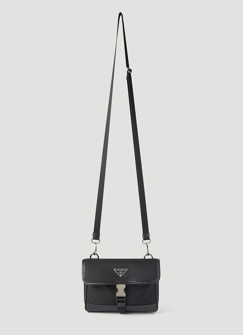 Bottega Veneta Re-Nylon Phone Crossbody Bag Black bov0148151
