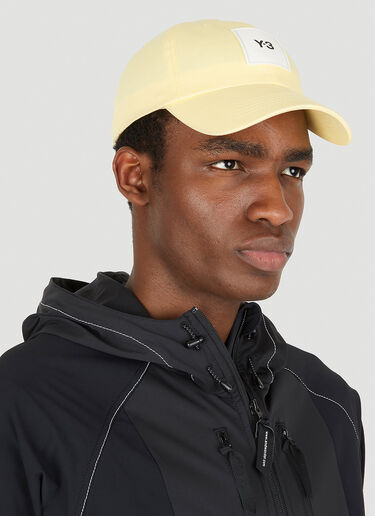 Y-3 Square Label Baseball Cap Yellow yyy0147031