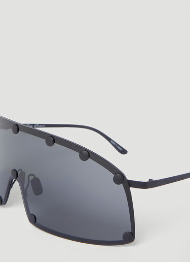 Rick Owens Shielding Sunglasses Black ris0353003