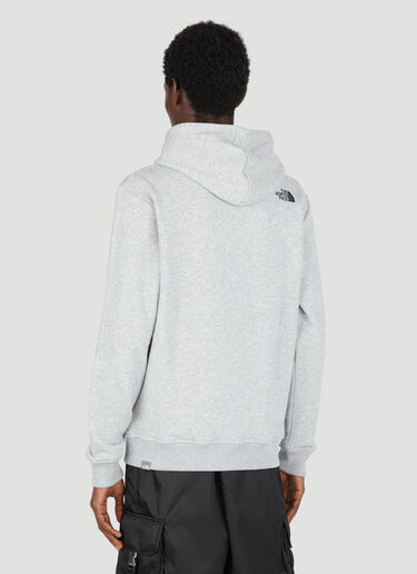 The North Face Logo Print Hooded Sweatshirt Grey tnf0154005