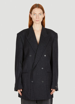 Eytys Pinstripe Milo Blazer Black eyt0351022