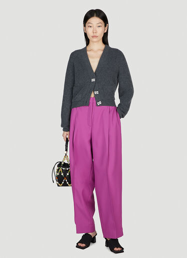 Suiting Pants GANNI Suiting Pants Purple gan0253010