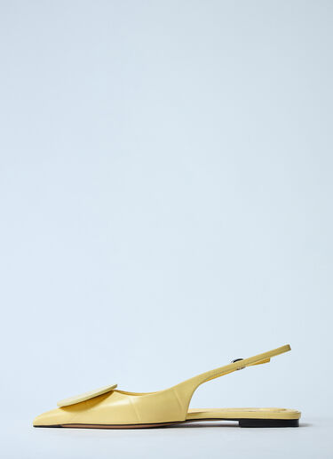 Jacquemus Les Slingbacks Duelo Pumps Yellow jac0260048